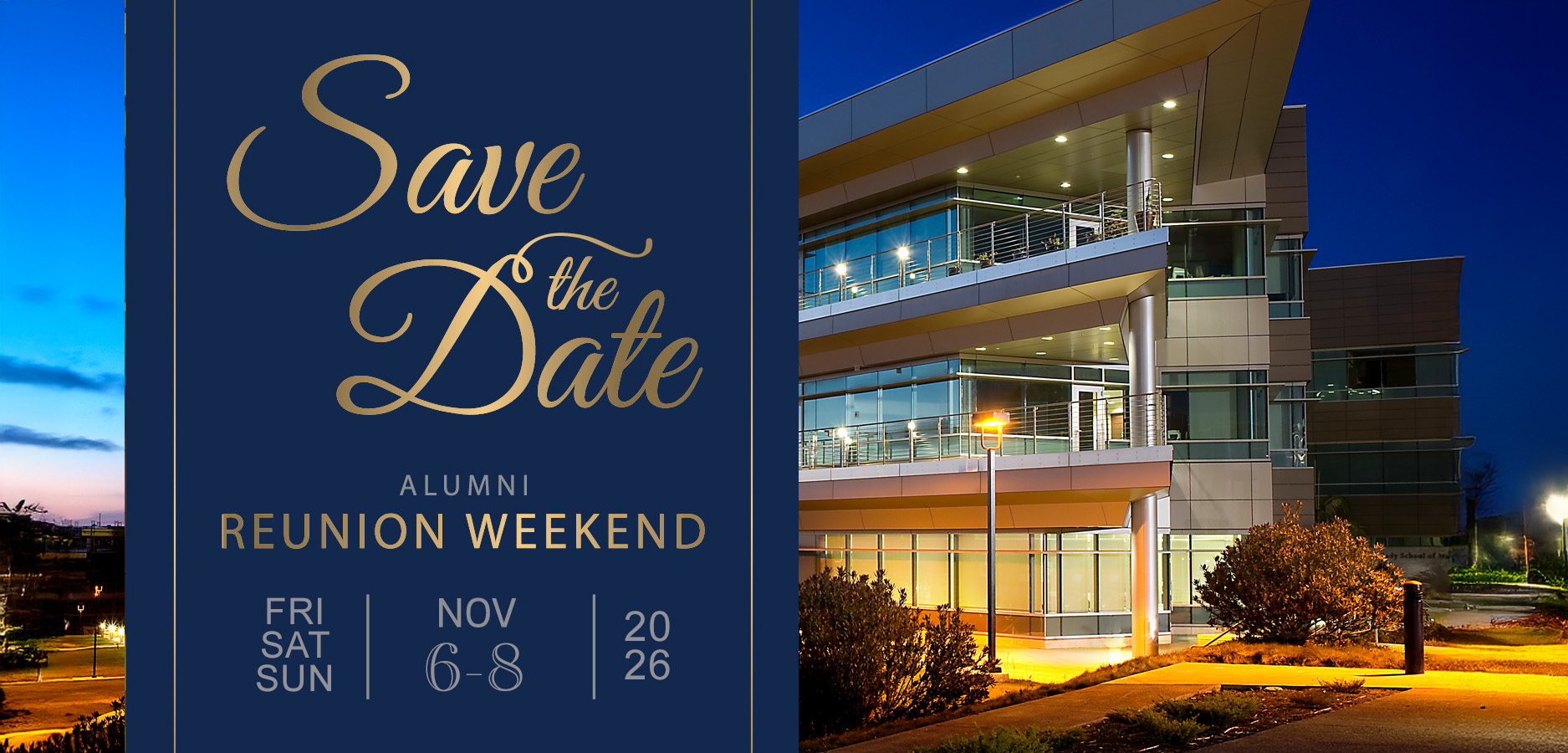 Save the Date: Alumni Reunion Weekend 2025 November 8 and 9, 2025
