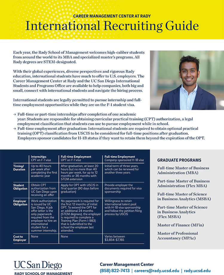 Rady International Recruiter Guide