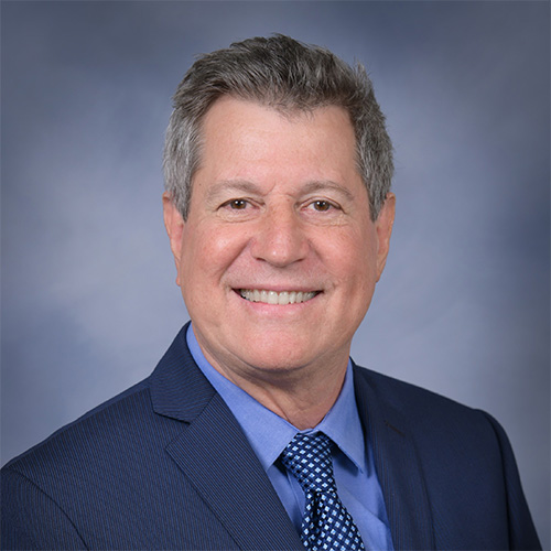 Lawrence Broz in blue suit